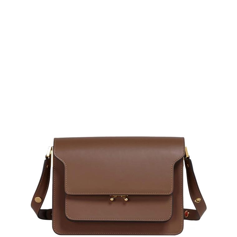 MARNI Medium Trunk Bag, Gold Brown